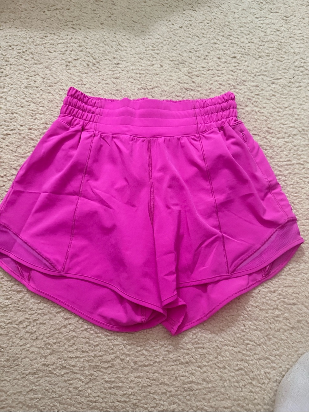 Size 2 lululemon athletica Bright Pink Athletic Shorts